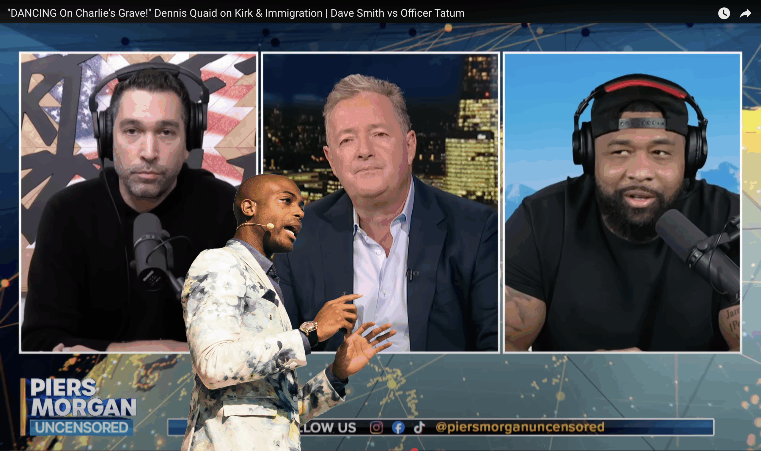 REACTION to Officer Tatum VS Piers Morgan & Dave Smith